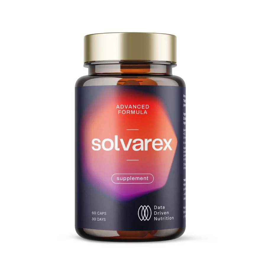 Solvarex berberine HCl supplement, 60 capsules, 30-day supply